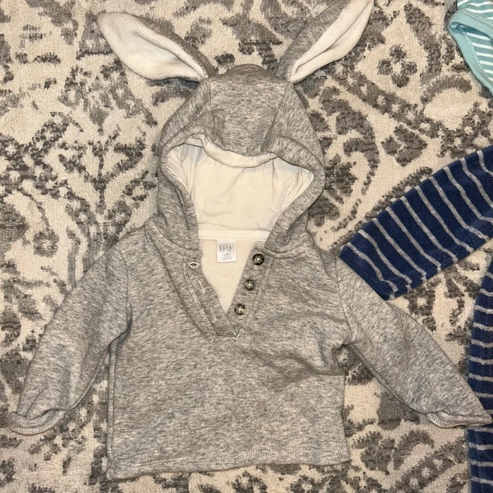 12 Piece Baby Boy Size 3-6M Mixed Bundle & Converse All-Star Crib Shoes (Size 3)